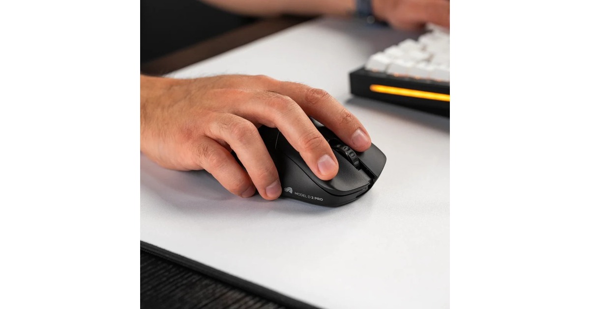 GloriousModel D 2 PRO Wireless gaming muis  (Zwart, 400 - 26,000 DPI)