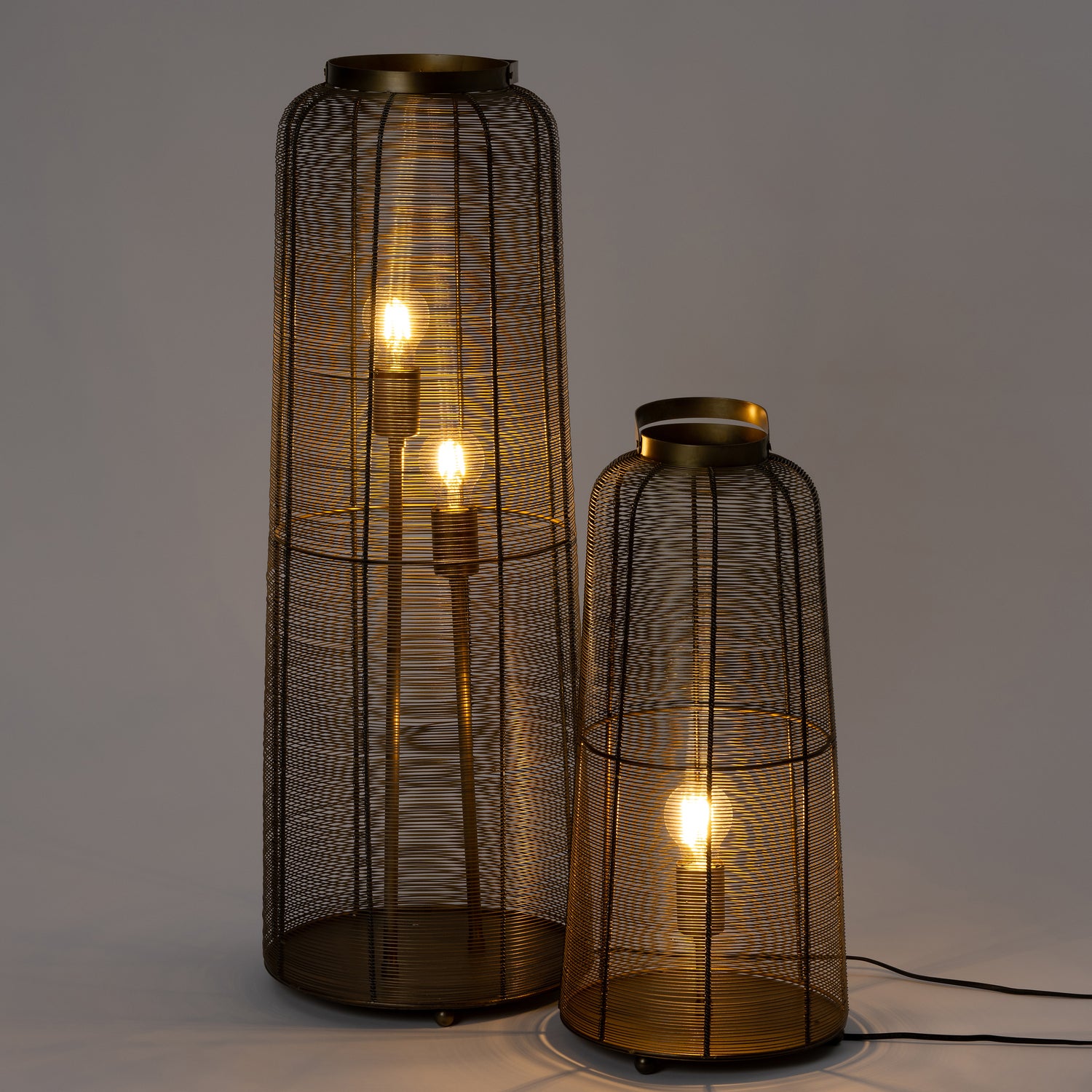 Intratuin vloerlamp Eve koper D 30 H 85 cm