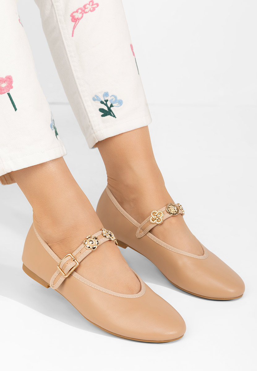 Ballerines femme kaki Christena