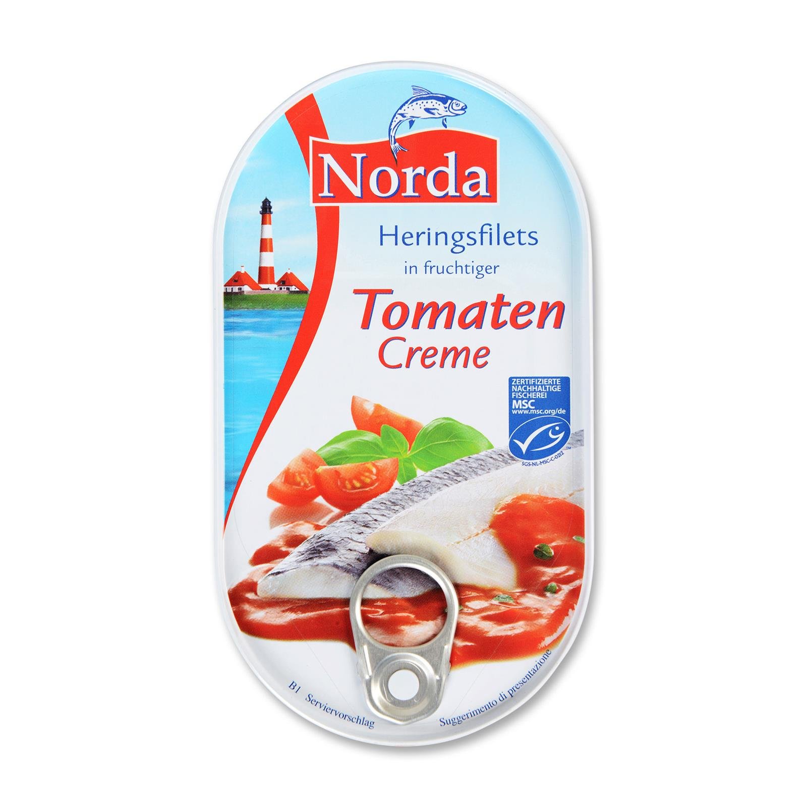 Norda Heringsfilets Tomaten-Creme