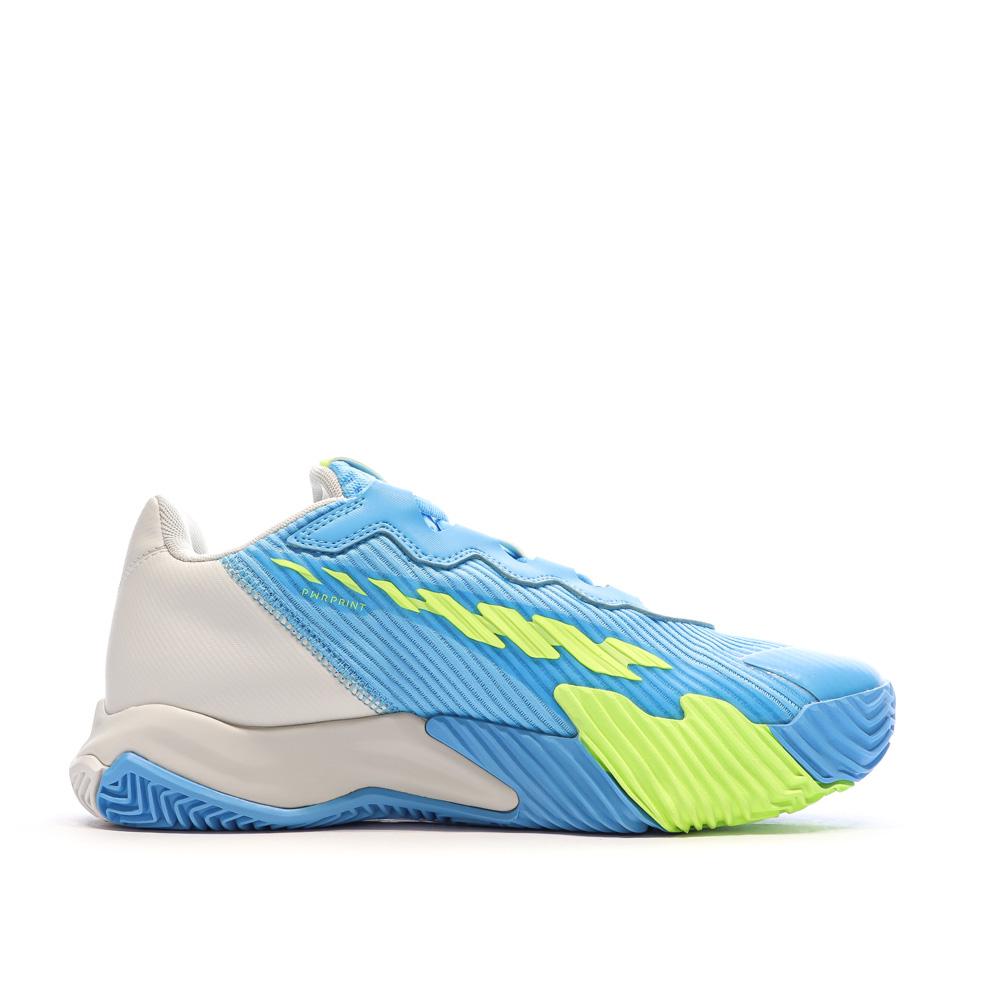 Puma Chaussures de Padel Bleu Clair/Vert Homme Puma Nova Court