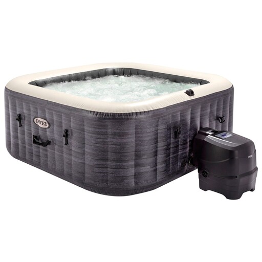 Jacuzzi inflável Intex Greystone Deluxe para 4 pessoas, 211x211 cm