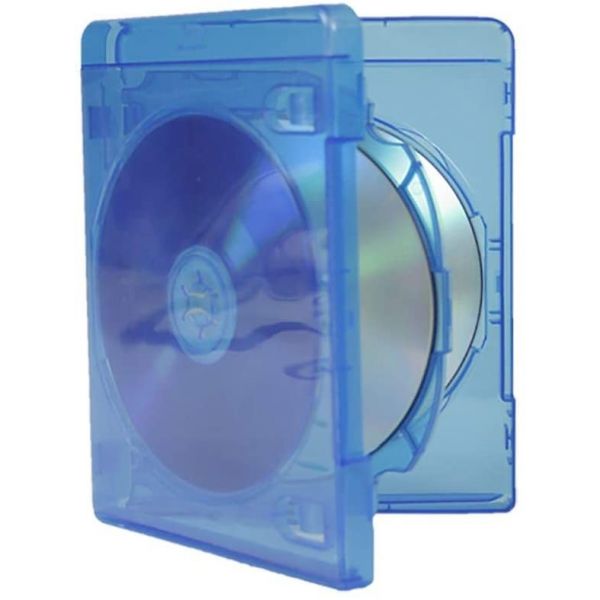 MediaRange Caixa BluRay para 4 Discos 14mm Azul - BOX38-4-30