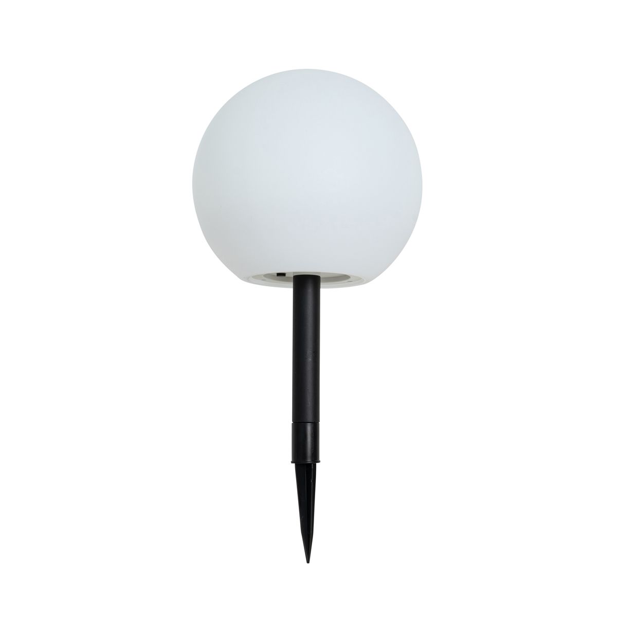 Buitenlamp wit 25 cm incl. LED IP44 solar RGBW - Ludger