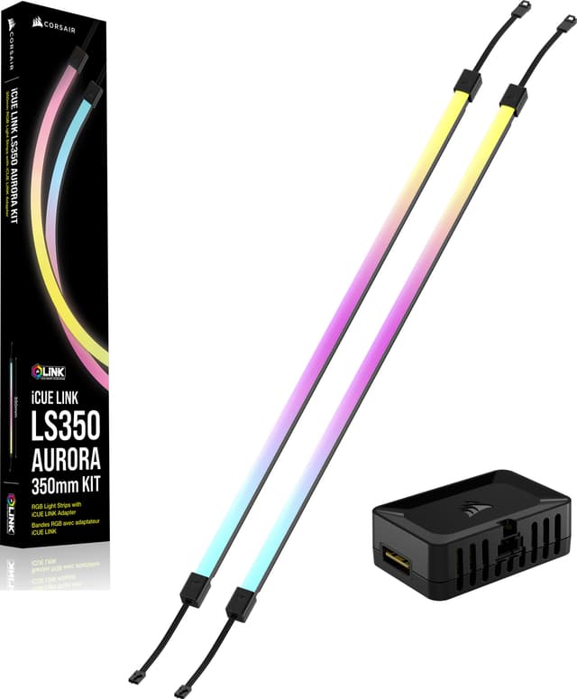 Corsair iCUE LINK LS350 Aurora RGB-lysstribesæt (2stk)