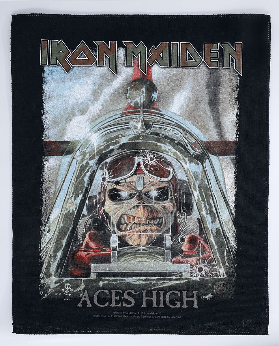 Aces High | Iron Maiden Dossard