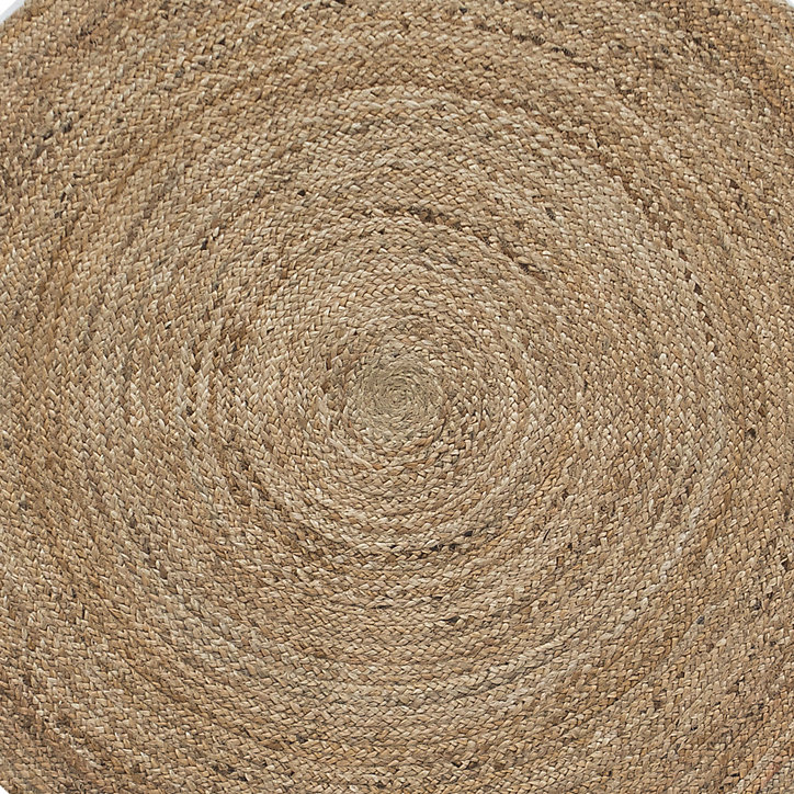 Tapis jute naturel rond Deco&Co Ø160cm