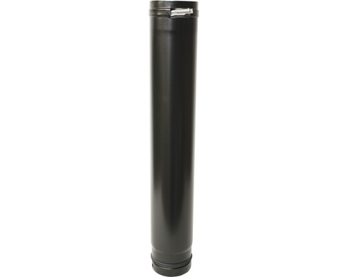 Pellet fixbuis Ø80 mm zwart mat 0,75m