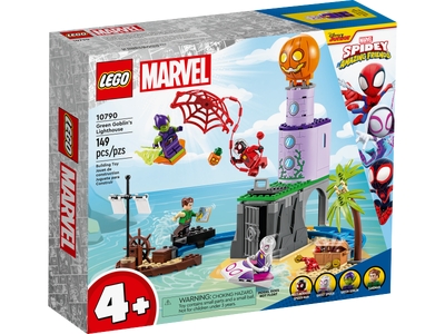 LEGO Team Spidey bij de vuurtoren van Green Goblin (10790)