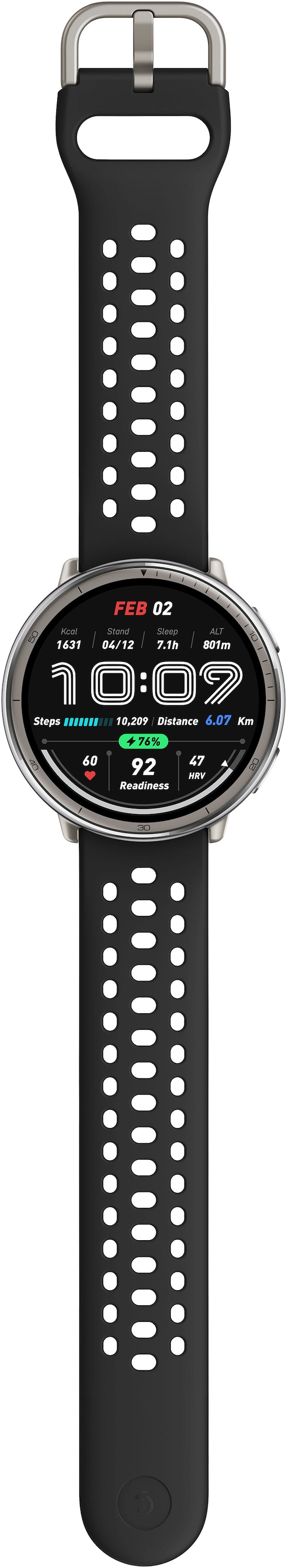 Amazfit Smartwatch »Active 2 (Round)« (3,35 cm / 1,32 ″)