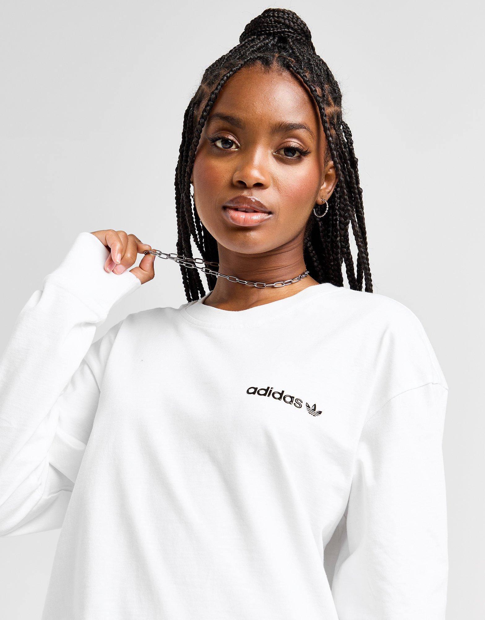 adidas Originals T-shirt Manches Longus Shine Boyfriend Femme
