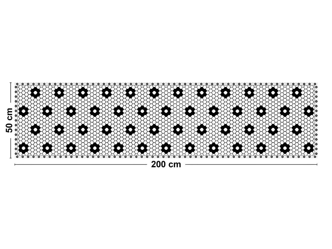 Tapis Vinyle Médium bis l 50xL200cm - BCBG - Vinyle