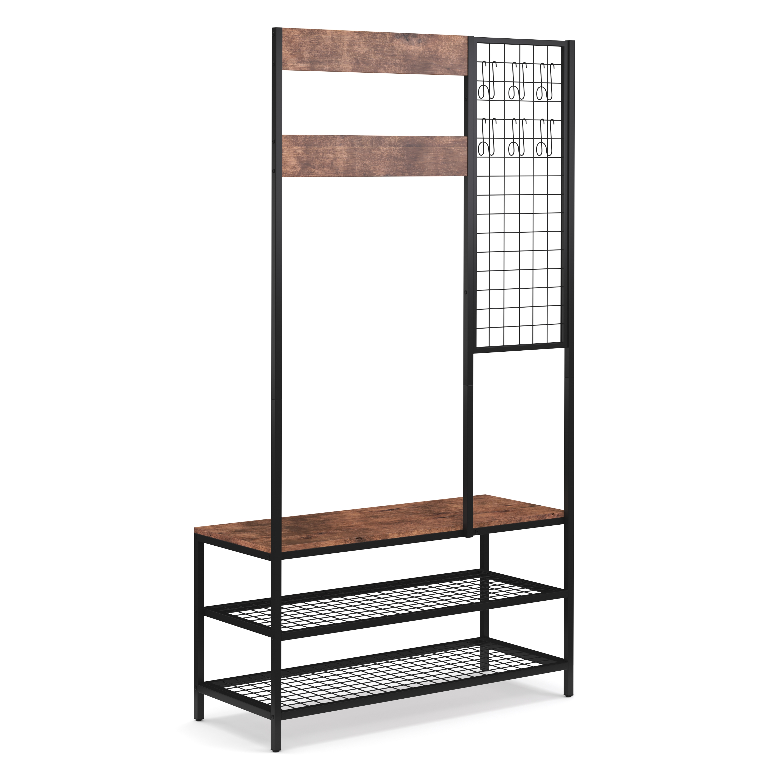 Garderobe Schuhregal Vintage BONITA 100 x 185 cm
