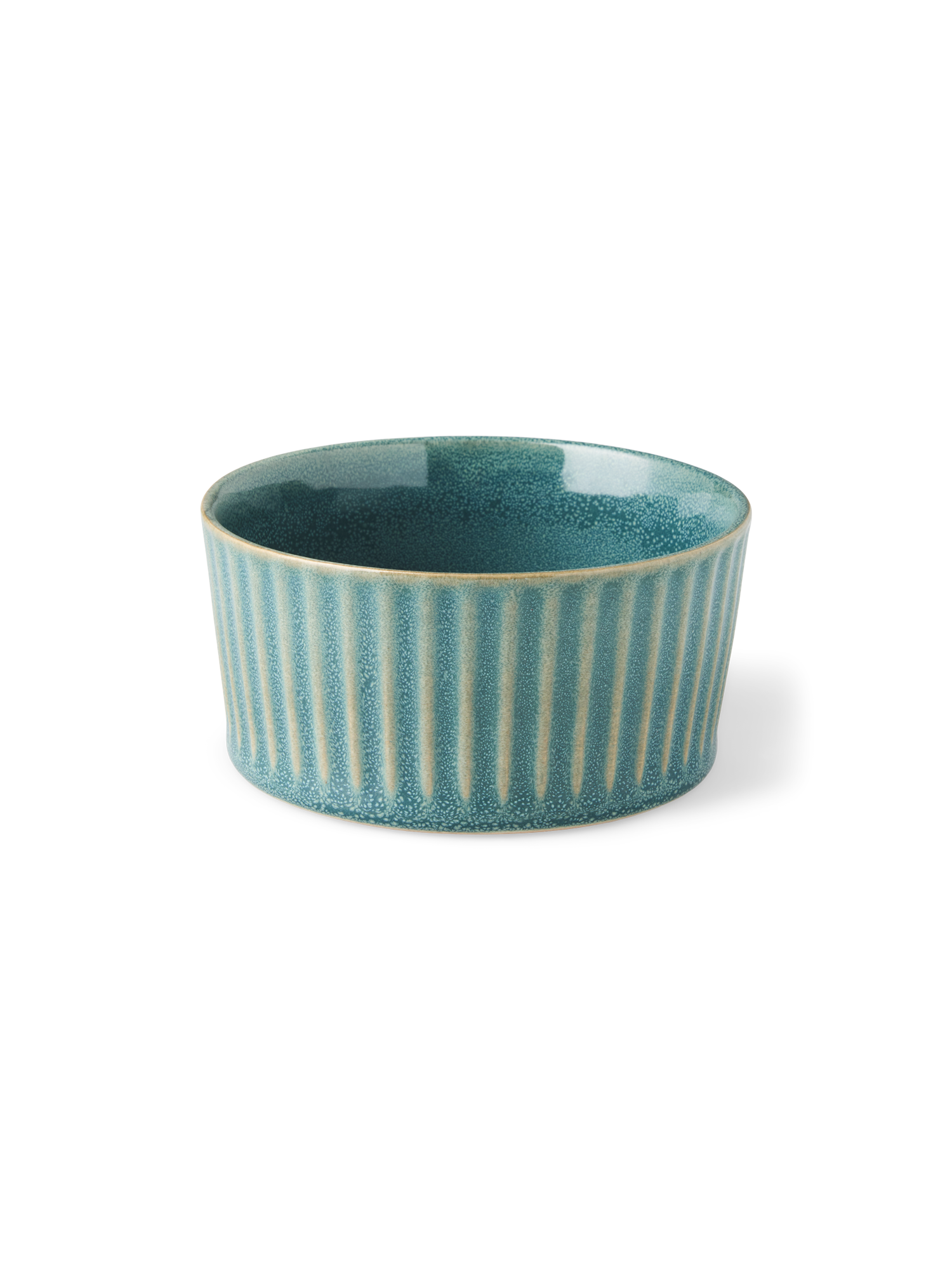Skål | Stentøj. 12 x 6 cm. | Dark Green