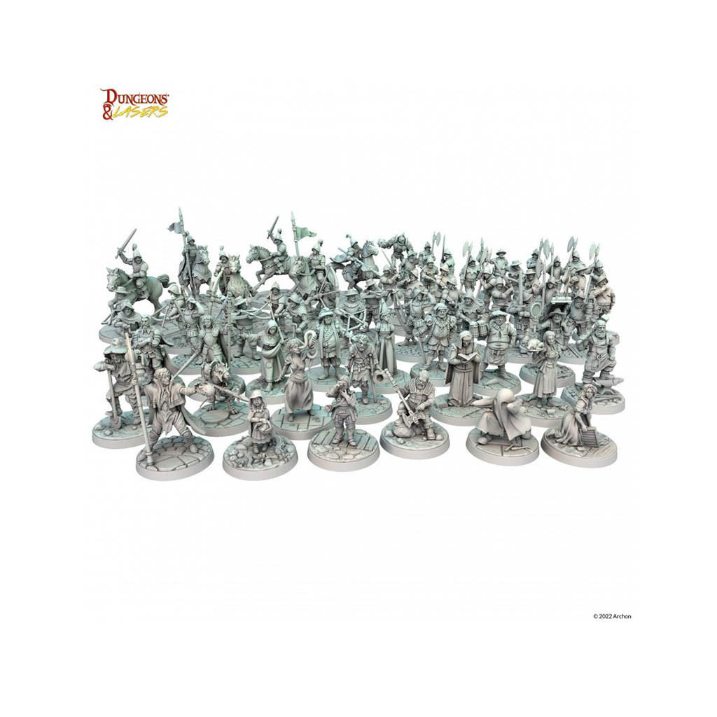 Dungeons & Lasers - Townsfolk Miniature Pack