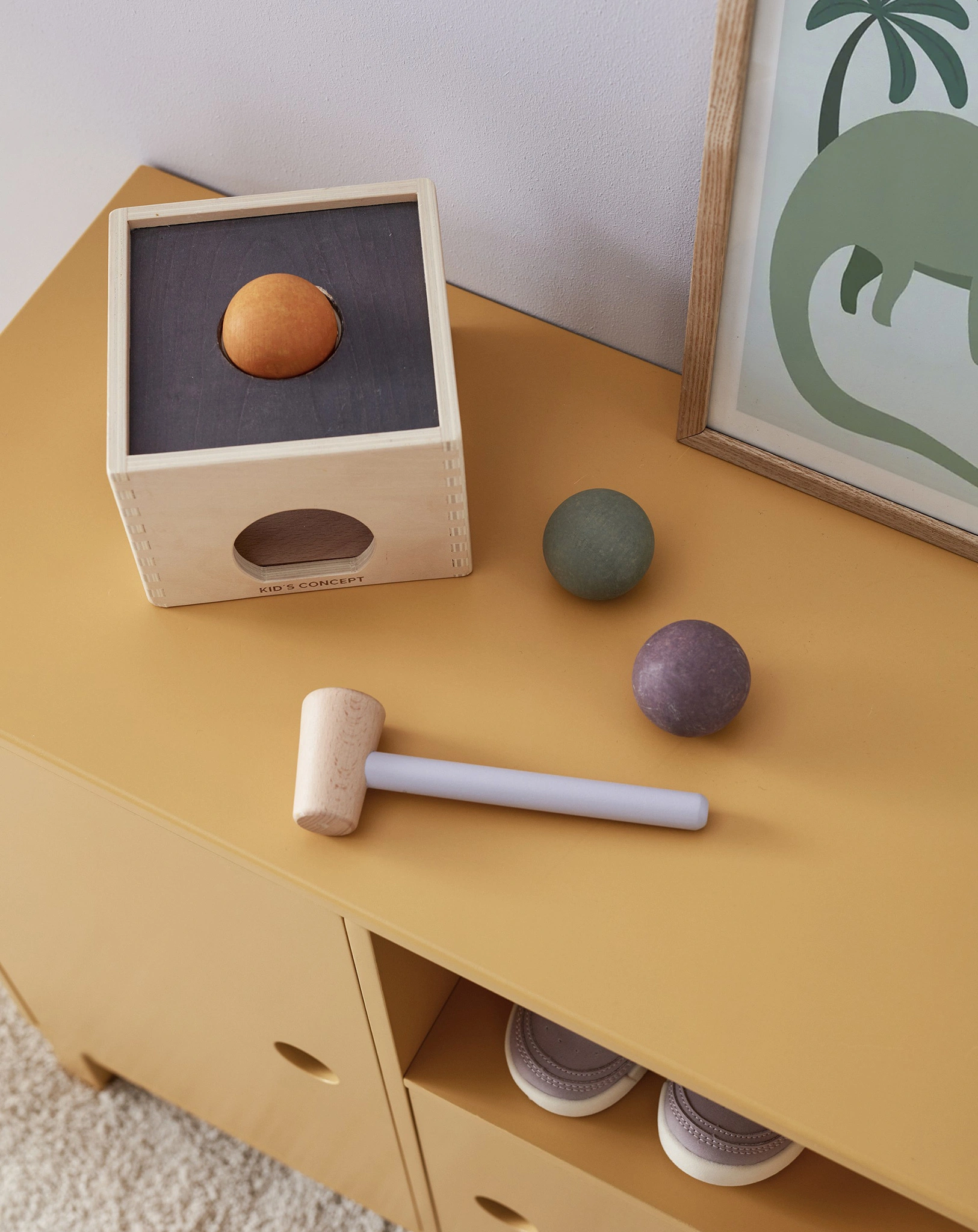 Holz-Klopfspiel NEO 5-teilig in bunt