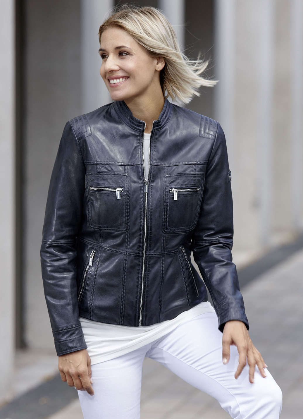 Lederkurzjacke von „Caminari“