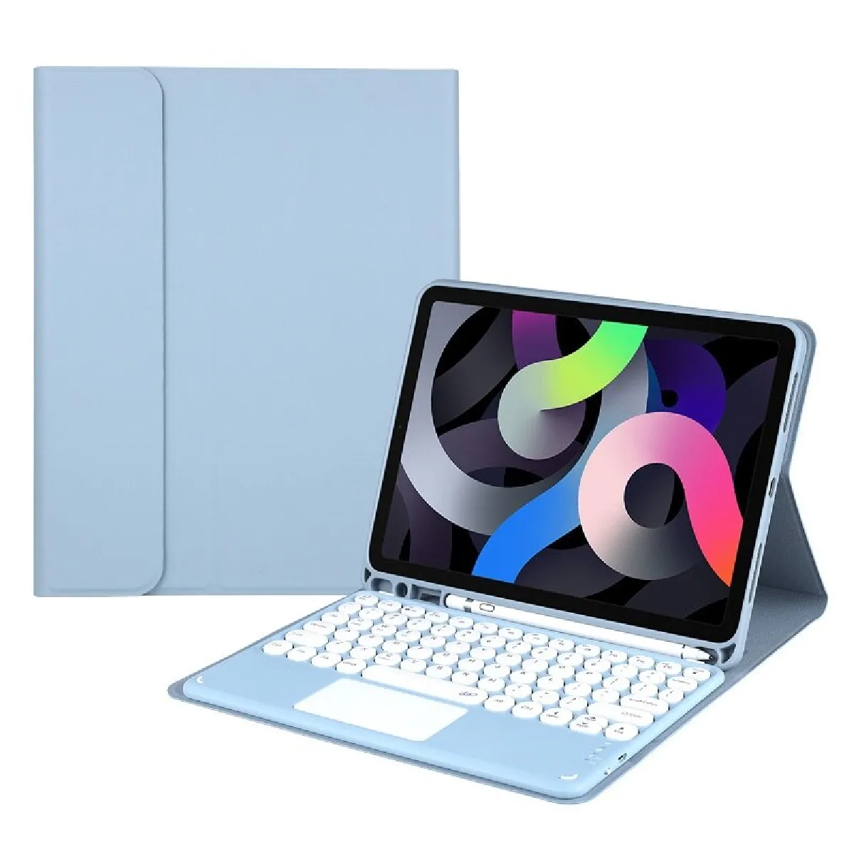 Universal Clavier mécanique iPad Air 4 - Bleu