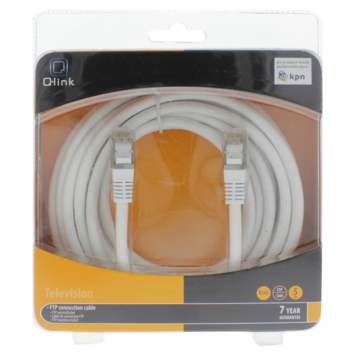 Q-Link FTP aansluitsnoer RJ45 5 meter KPN keur