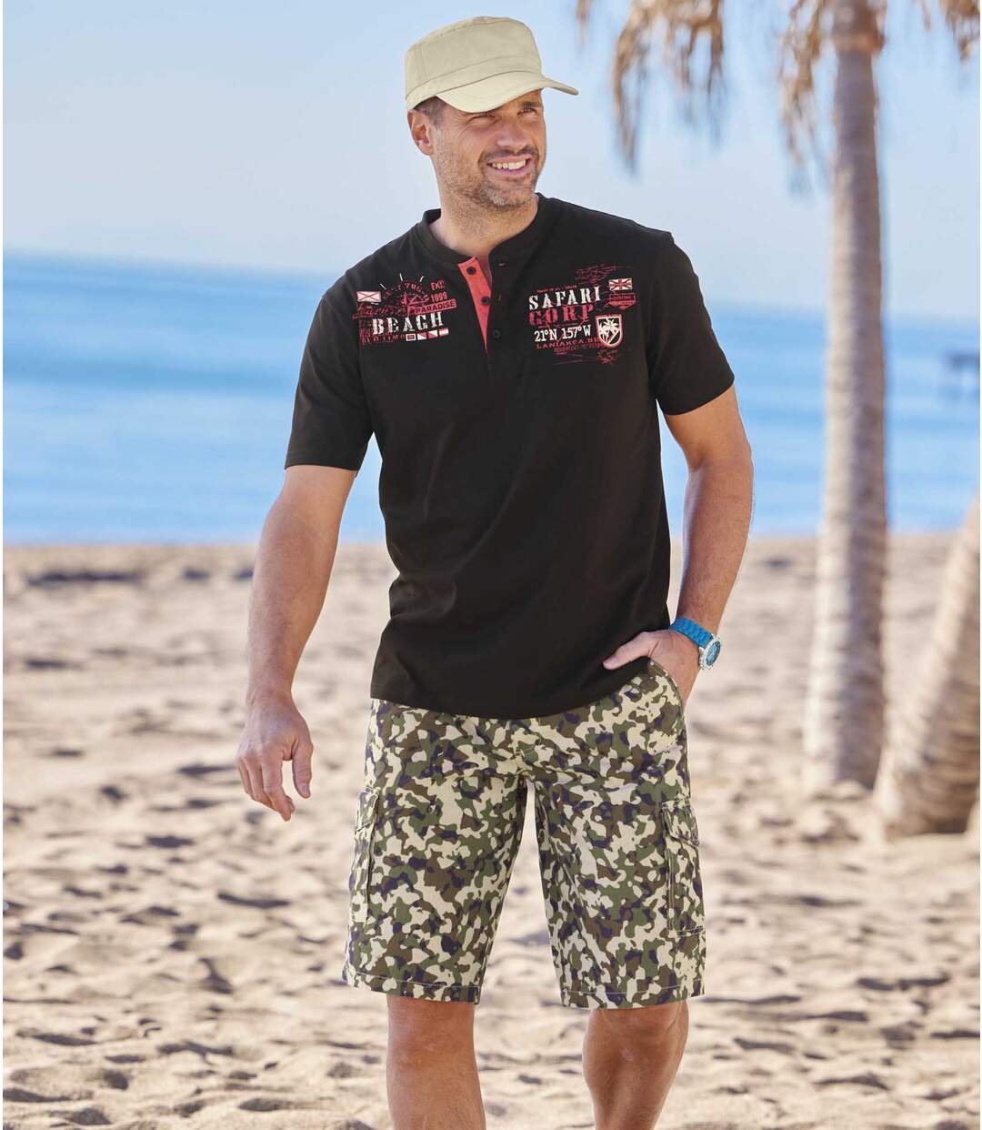 Bermuda Cargo Camouflage Aventure