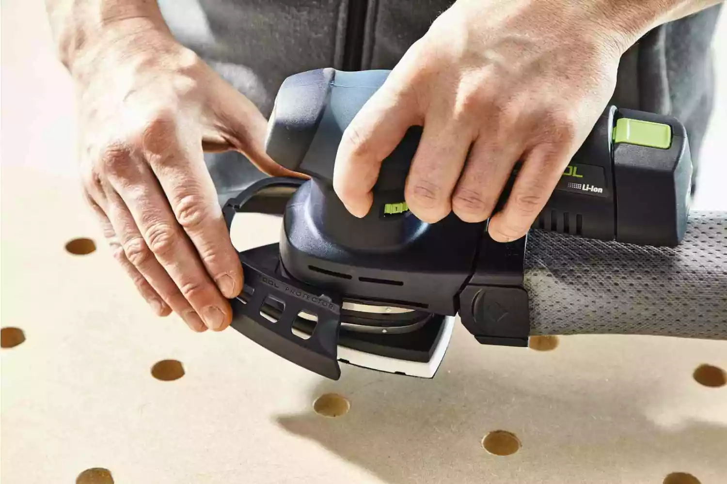 Festool DTSC 400-Basic 18V Li-Ion accu deltaschuurmachine body in systainer - 100x150mm