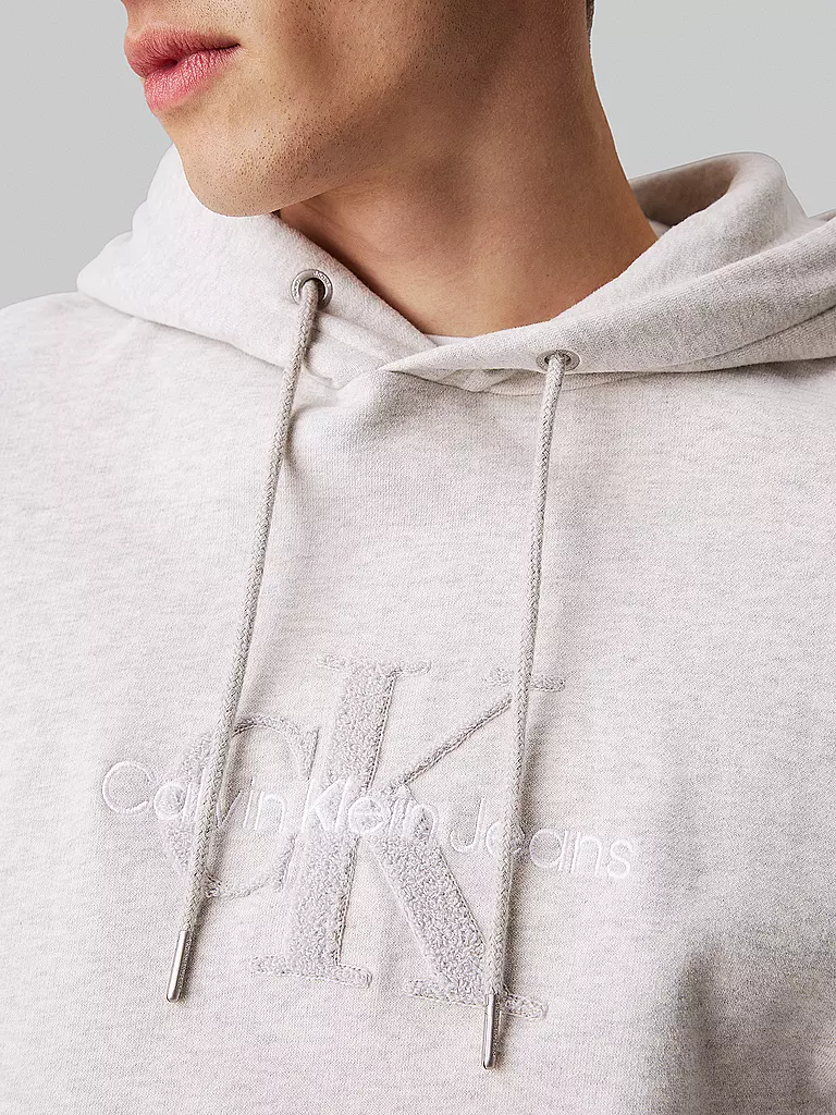 CALVIN KLEIN JEANS Kapuzensweater - Hoodie grau