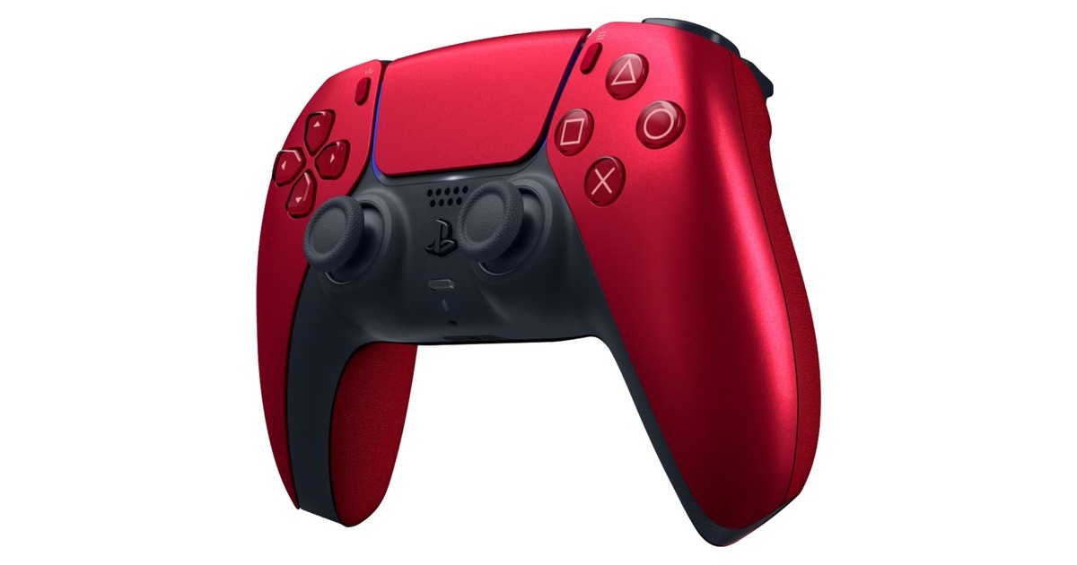 SonyDualSense draadloze controller  (Hoogglans rood, Volcanic Red)