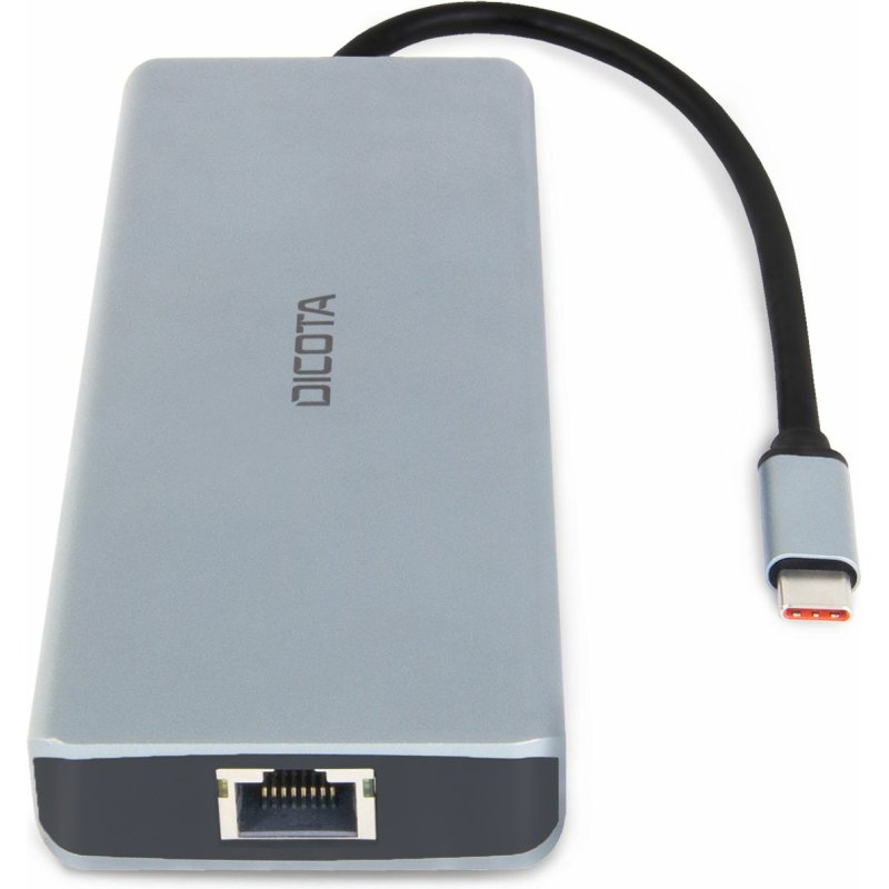 DICOTA D32065 hub & concentrateur USB 3.2 Gen 1 (3.1 Gen 1) Type-C Argent