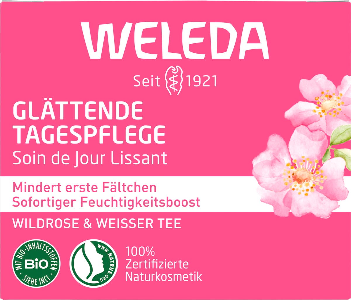 Weleda  Wildrose & Weißer Tee Glättende Tagespflege, 40 ml