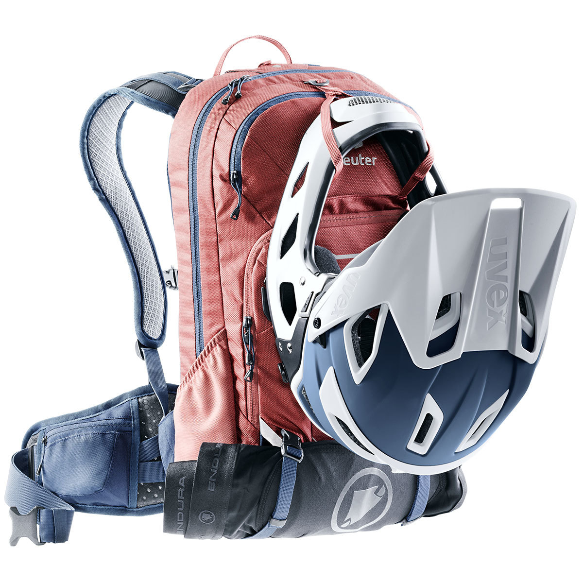 Deuter Attack 16 Fietsrugzak Rood/Blauw