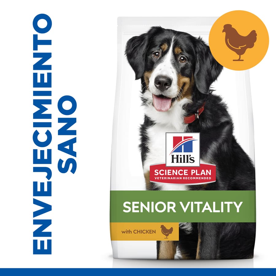 Plano de Ciências Hill's Vitalidade juvenil Grande plano para cães