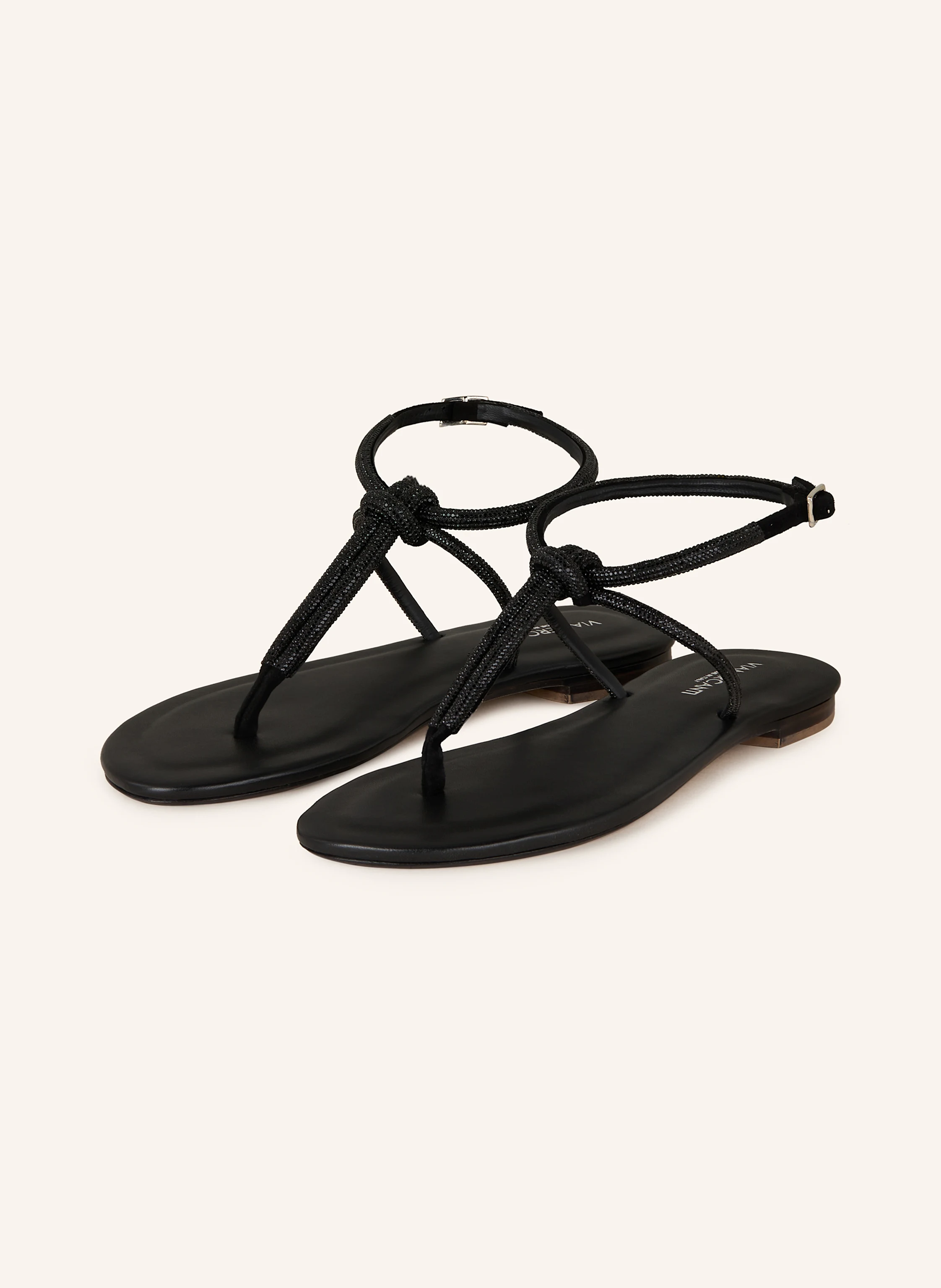 VIAMERCANTI Sandalen ERCHIE mit Schmucksteinen