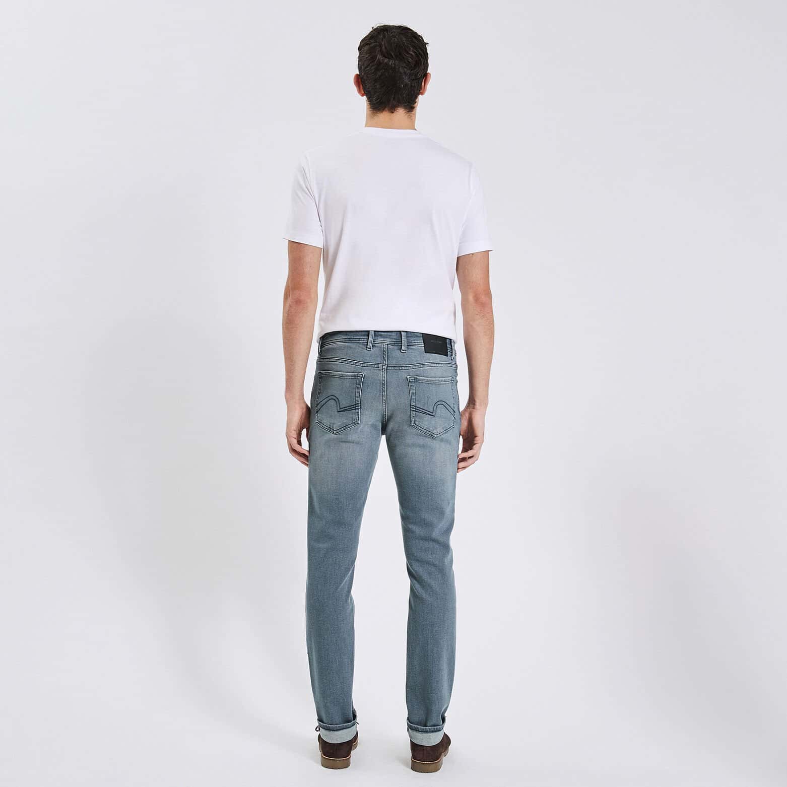Jean straight 3 longueurs Bleu