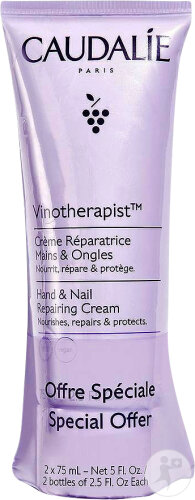 Caudalie Vinotherapist Duo Crème Réparatrice Mains Et Ongles 2x75ml
