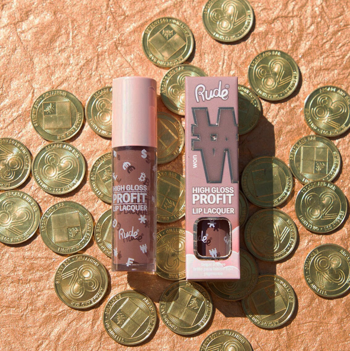 Rude Cosmetics High Gloss Profit Lip Lacquer Won -