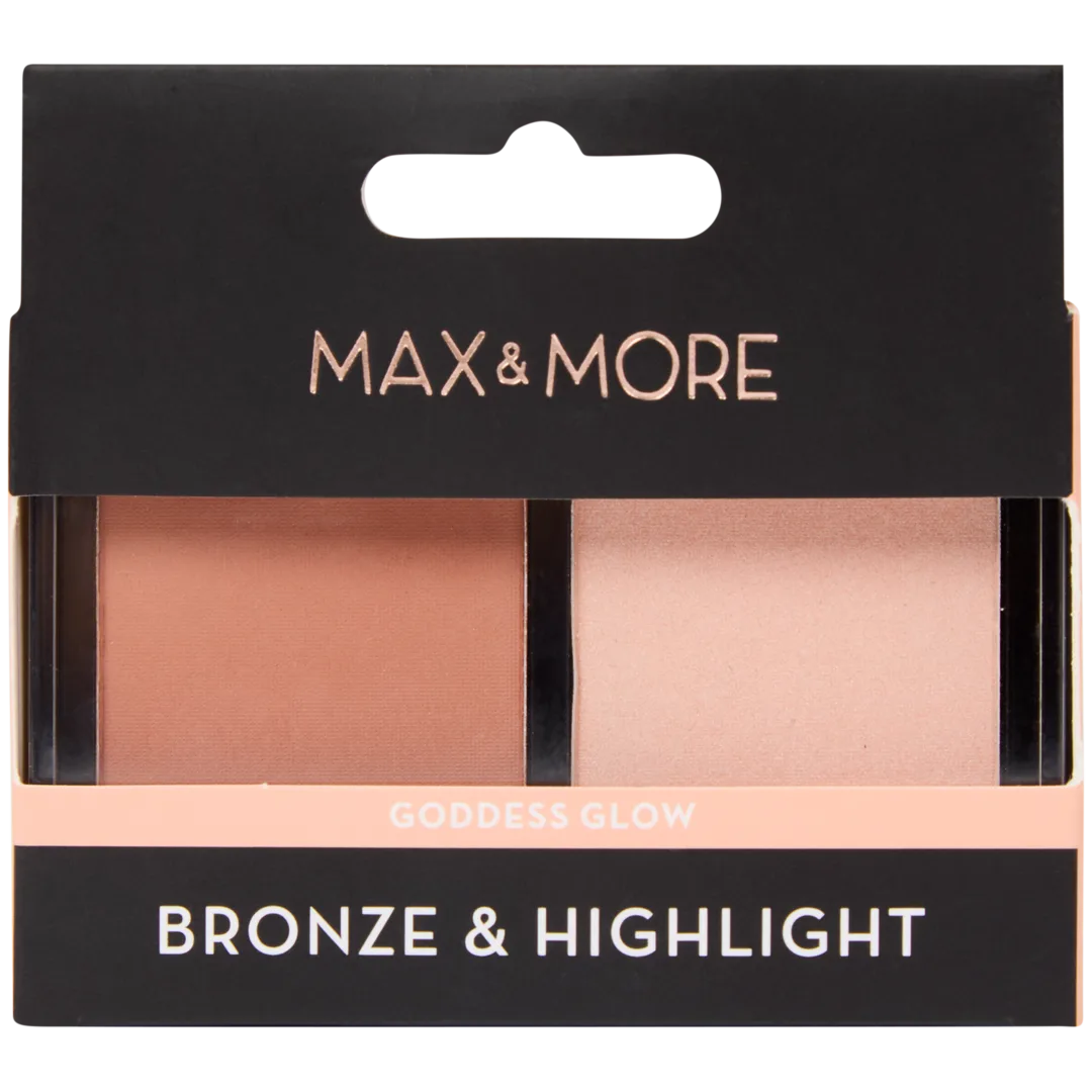 Max & More bronzer + highlighter 9 gram