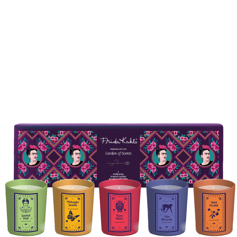 Coffret bougies parfumées - Jardin des Senteurs - 5 x 45 g