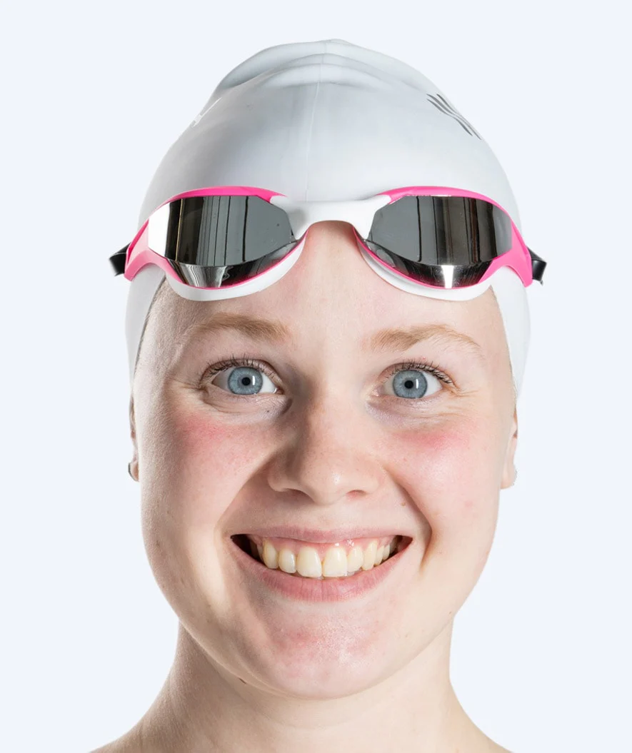 Watery svømmebriller - Instinct Elite Mirror - Pink/sølv