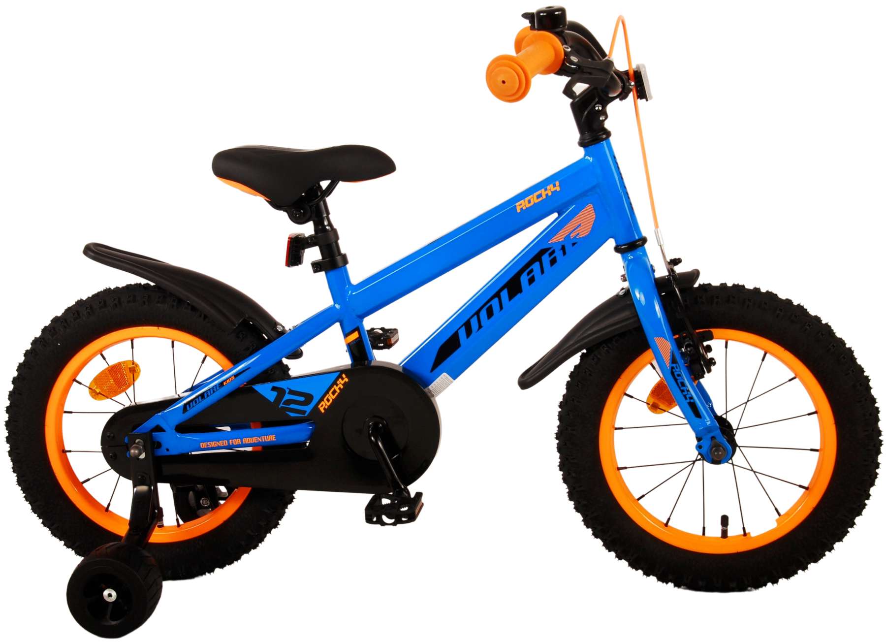 TPFSports Rocky Kinderfahrrad - Jungen - 14 Zoll - Rücktritt + Handbremse - Rot