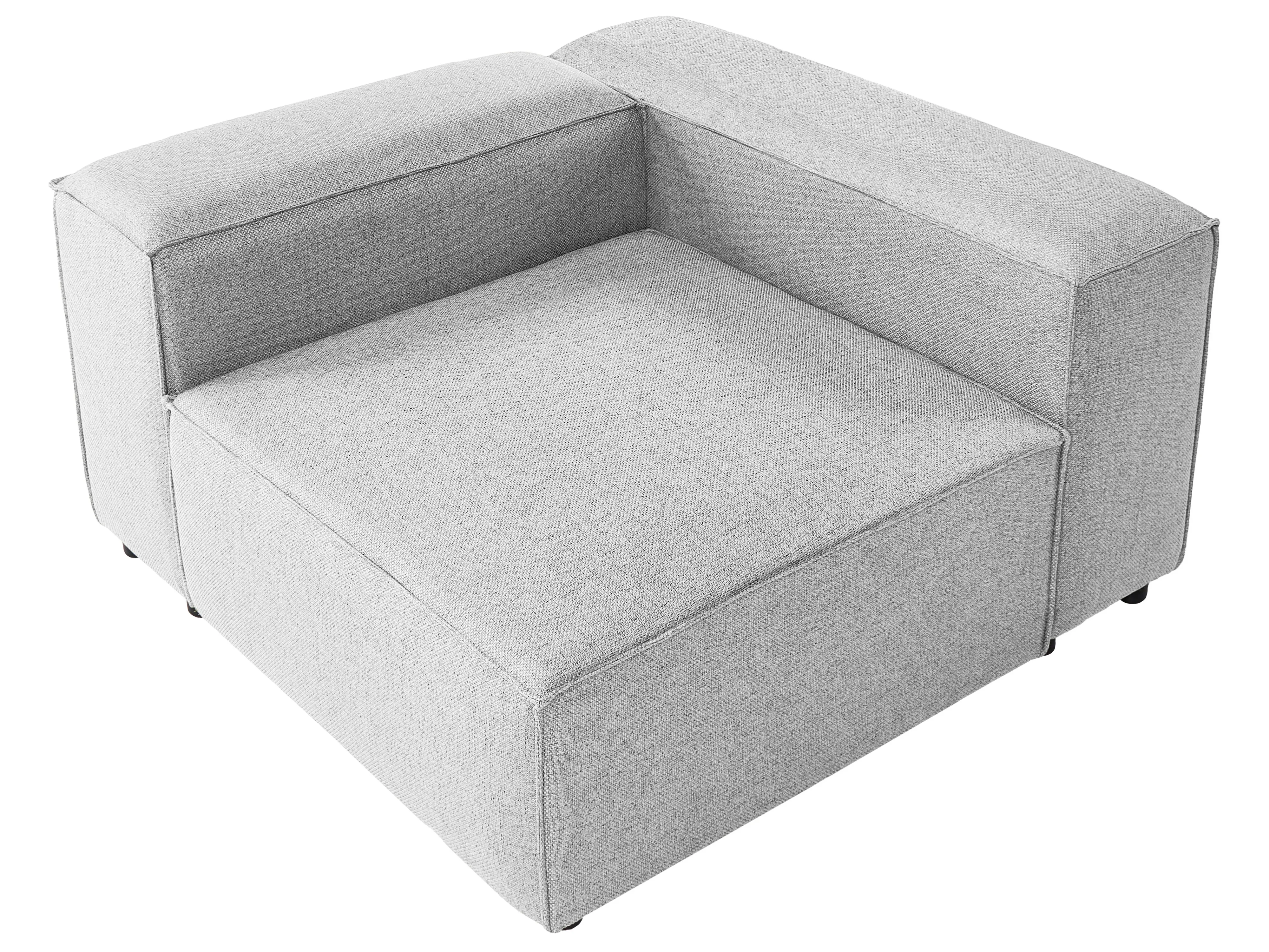 Hoekmodule BRANDE Grijs symmetrisch