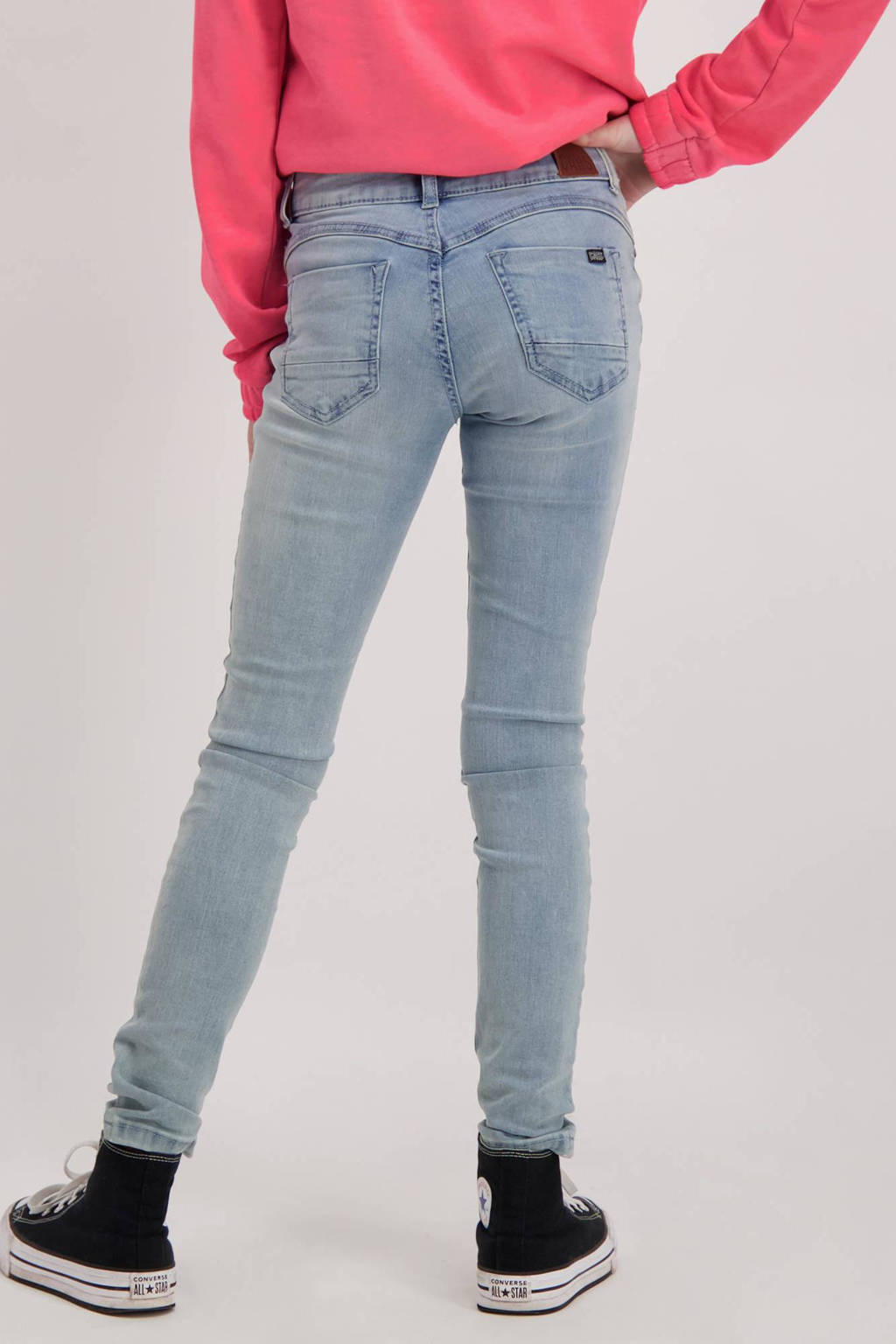 Cars high waist skinny jeans Amazing bleached used