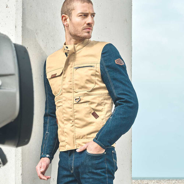 Segura - Blouson Osborn Beige / Bleu