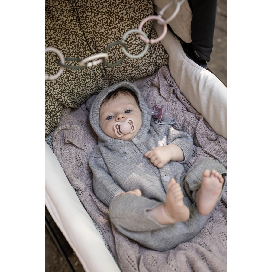 BIBS® Schnuller Supreme Blush  Woodchuck Latex 0-6 Monate, 2 Stk.