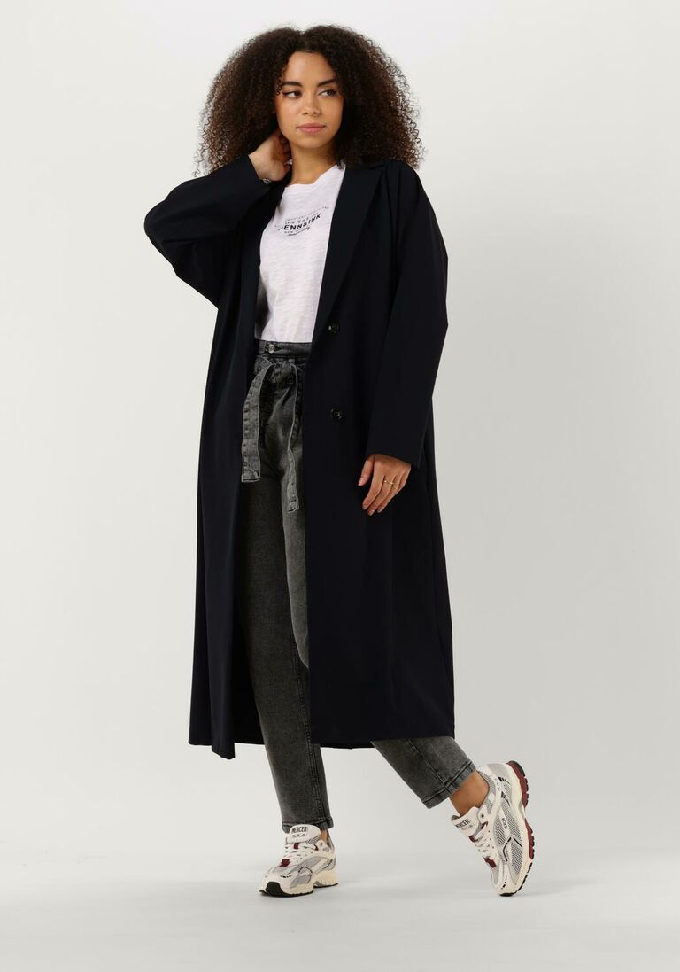 PENN & INK donkerblauwe penn & ink mantel s23n139