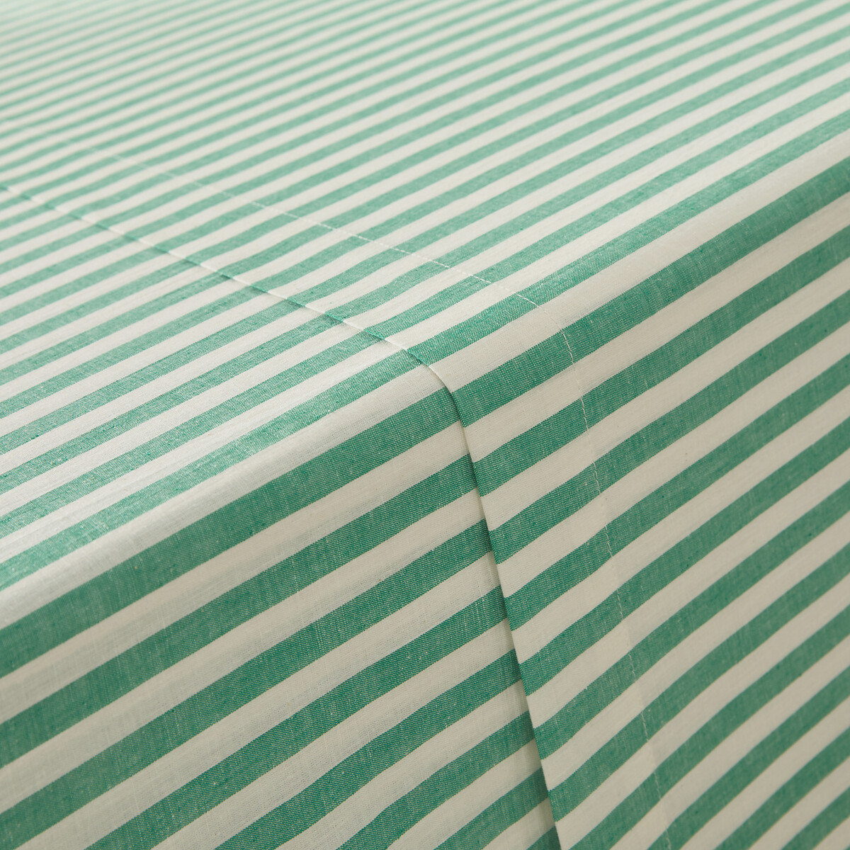LA REDOUTE INTERIORS<br>Lençol plano de algodão, verde, Soizic