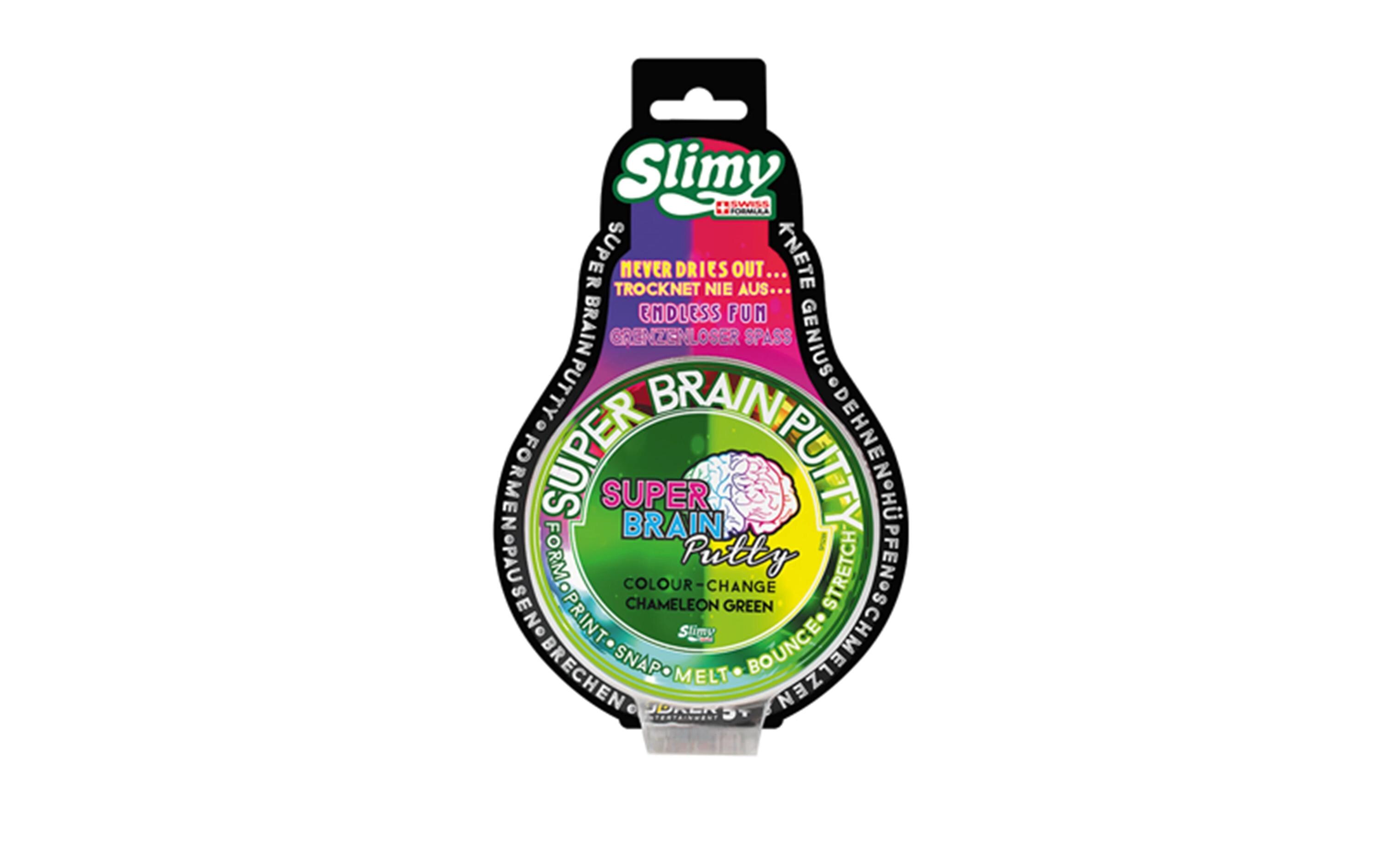Knetmasse Slimy Super Brain Putty assortiert, 75 gWiederverwendbare Knetmasse