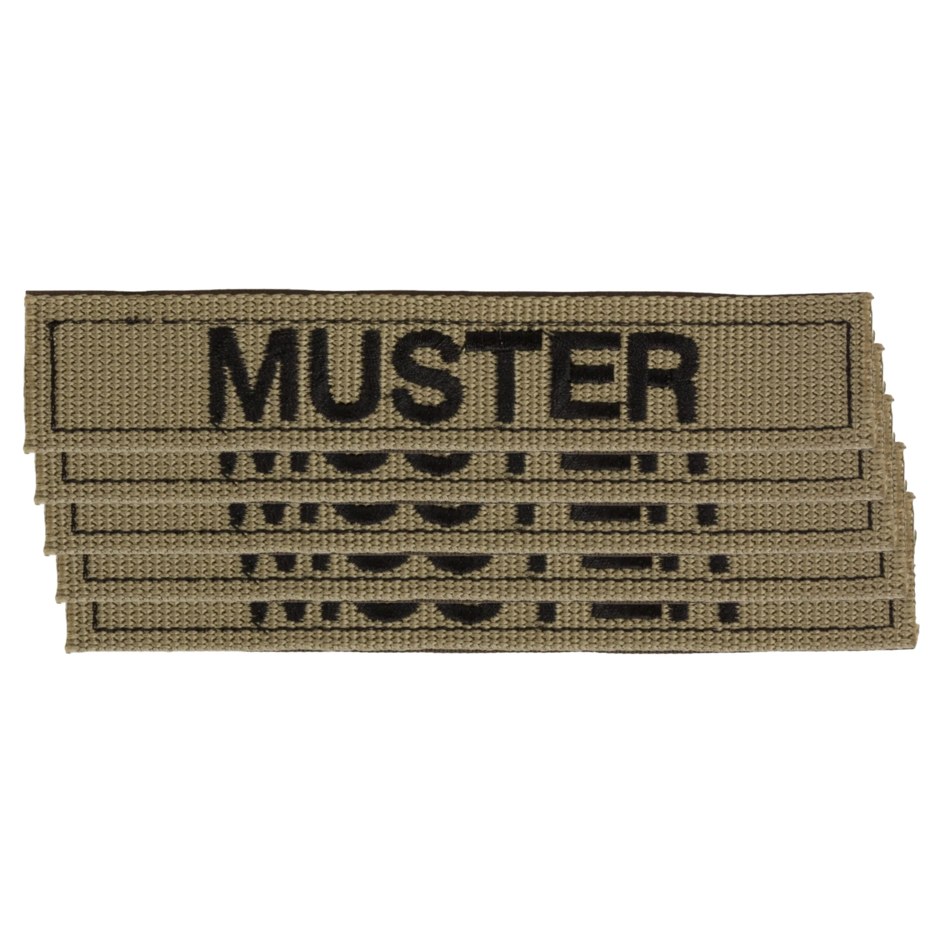 ASMC -  Namensbänder 5er Set coyote