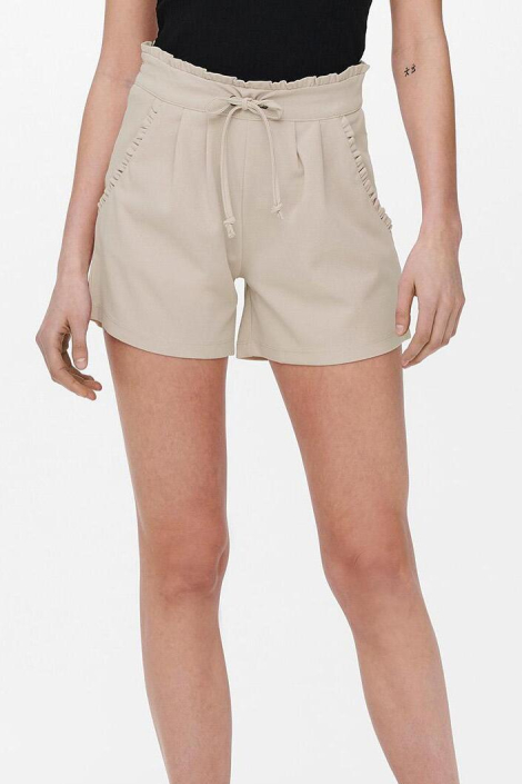 Jacqueline de Yong beige dames korte broek