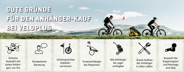 THULE CHARIOT CAB 2 Kinderanhänger  cypress green-black
