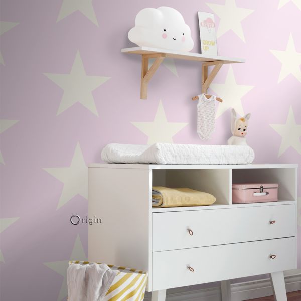 Estahome Sterren Behang I - 0,53 x 10,05 m - Beige